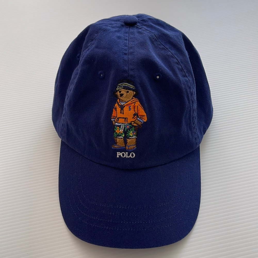 Polo Ralph Lauren Hawaiian Bear Summer Baseball Cap New